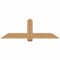 Ekena Millwork Eugene Smooth Timber Gable Bracket, Western Red Cedar, 60"W x 20"H x 5 1/2"D x 5 1/2"F, 8/12 Pitch GBW060X20X0606EUG00SWR - alternate 1